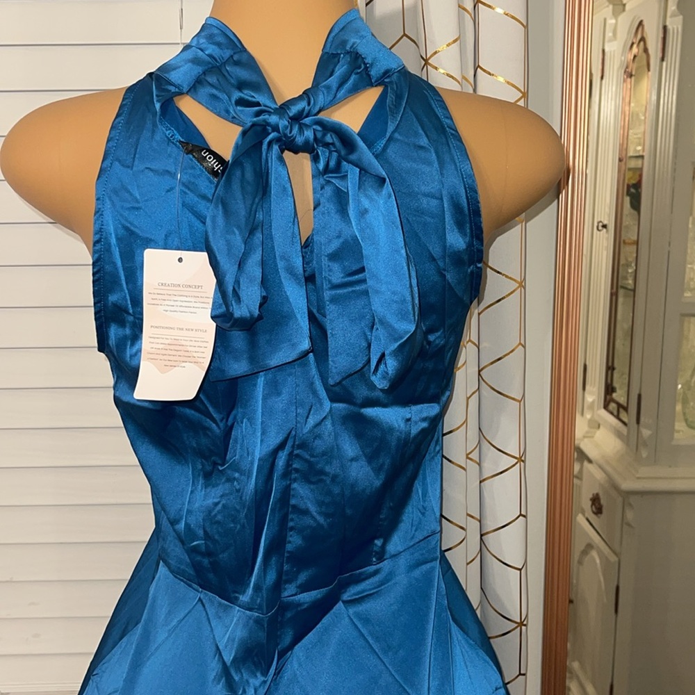 FASHION SATIN DRESS - Picture 3 of 3